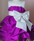 Vestido de princesa com grandes bowknot/design 2014