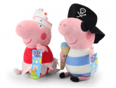 Peppa Pig Bailarina e George Pirata 22cm - Kit 02 Personagen